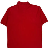Chaps Ralph Lauren Polo Shirt - Large Red Cotton