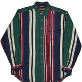 Nautica Striped Shirt - Large Multicoloured Cotton