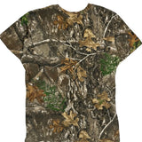 Realtree Camo T-Shirt - Large Brown Cotton Blend