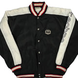 Playback Varsity Jacket - Medium Black Polyester