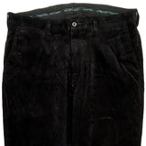 Unbranded Cord Trousers - 37″ Waist Black Corduroy
