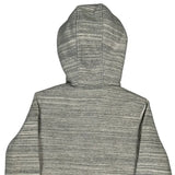 Carhartt Striped Hoodie - XS Grey Cotton Blend