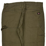 Dickies Carpenter Pants - 36W 30L Green Cotton