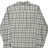 Patagonia Checked Shirt - Large Gray Cotton