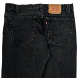 505 Levis Jeans - 34W 32L Black Cotton