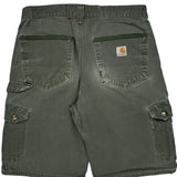 Carhartt Cargo Shorts - 31W 10L Gray Cotton