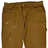 Carhartt Carpenter Trousers - 34W 32L Brown Cotton
