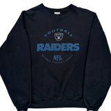 Raiders Nfl Sweatshirt - 2XL Blue Cotton