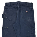 Dickies Carpenter Trousers - 36W 31L Navy Cotton