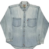 Levis Denim Shirt - XL Light Wash Cotton