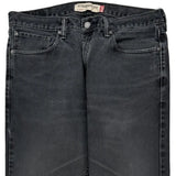 Levis 505 Jeans - 36W 32L Black Cotton
