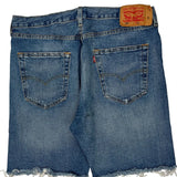 Levis Denim Shorts - 30W 9L Blue Cotton