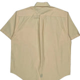 Tommy Hilfiger Short Sleeve Shirt - Large Yellow Cotton
