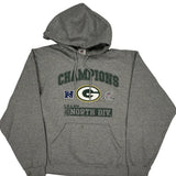 Green Bay Packers N.F.L. Team Apparel Nfl Hoodie - Small Grey Cotton Blend
