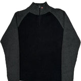 Ralph Lauren 1/4 Zip - XL Black Cotton