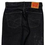 505 Levis Jeans - 32W 31L Black Cotton