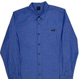 Oakley Shirt - Large Blue Cotton