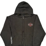 Harley Davidson Graphic Hoodie - Large Black Cotton
