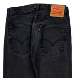 Levis Workwear Fit Jeans - 31W 30L Black Cotton