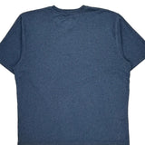 Carhartt Spellout T-Shirt - Large Blue Cotton