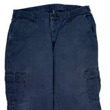 Dickies Cargo Pants - 34W 29L Blue Cotton