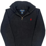 Age 10-12 Polo By Ralph Lauren Polo Shirt - Medium Black Cotton