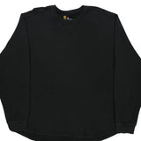 Carhartt Long Sleeve T-Shirt - 2XL Black Cotton