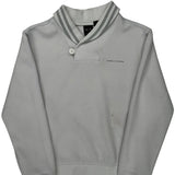 Armani Exchange Collared Jumper - Small Grey Cotton