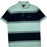 Tommy Hilfiger Striped Polo Shirt - XL Blue Cotton