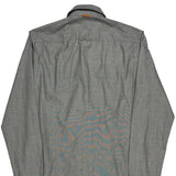 Boss Shirt - Small Gray Cotton