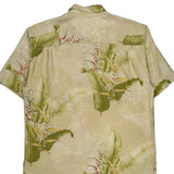 Tommy Bahama Floral Hawaiian Shirt - XL Green Silk