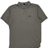 Oakley Polo Shirt - XL Grey Cotton