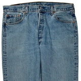 501 Levis Jeans - 36W 31L Blue Cotton