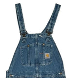 Carhartt Overalls - 36W 32L Blue Cotton