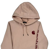Relaxed Fit Carhartt Hoodie - XS Pink Cotton