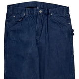 Dickies Carpenter Pants - 36W 32L Blue Cotton