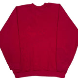Made In USA 90S Blank Fruit Of The Loom Sweatshirt - Large Red Cotton Blend