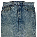 Levis 501 Jeans - 32W 31L Acid Wash Denim