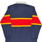 Queen'S University Barbarian College Rugby Shirt - Large Blue Cotton