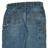 Carhartt Carpenter Jeans - 34W 30L Blue Cotton