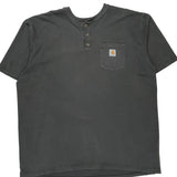 Carhartt Tall T-Shirt - 2XL Black Cotton