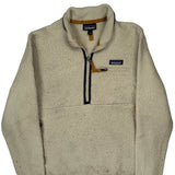 Patagonia Fleece - Small Cream Polyester