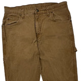 Dickies Carpenter Trousers - 33W 32L Brown Cotton