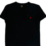 Polo By Ralph Lauren T-Shirt - Medium Black Cotton