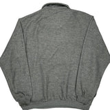 House Of Harley Davidson 1/4 Zip - Large Grey Cotton