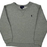 Age 7 Polo By Ralph Lauren Sweatshirt - Small Gray Cotton