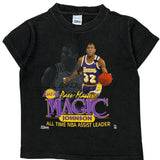Age 6-8 Los Angeles Lakers Salem Graphic T-Shirt - Small Black Cotton