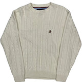 Tommy Hilfiger Sweater - Medium Cream Cotton