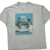 80S I Peed In The Water Paper Moon Graphic T-Shirt - XL White Cotton