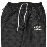 Umbro Track Pants - Large Black Polyester